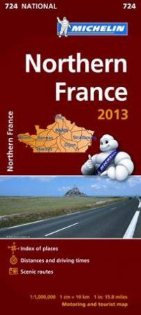 Michelin Map Northern France 2013 by Various