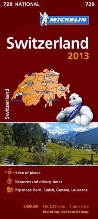 Michelin Map Switzerland 2013 by Various