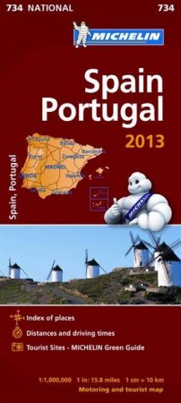 Michelin Map Spain and Portugal 2013 by Various