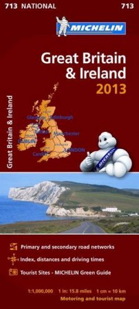 Michelin Map Great Britain and Ireland 2013 by Various