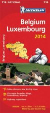 Michelin Map Belgium and Luxembourg 2014