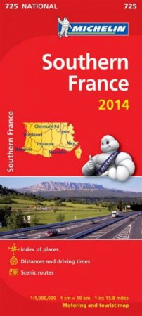 Michelin Map Southern France 2014 by Various 