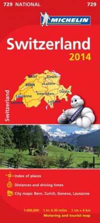 Michelin Map: Switzerland 2014 by Various