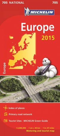 Michelin: Europe Map 2015 by Various 