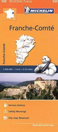 Michelin Regional Maps: Franche-Comte by Michelin