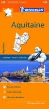 Michelin Map Aquitaine