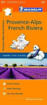 Michelin Regional Maps: Provence-Alps, French Riviera by Michelin