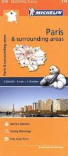 Michelin Regional Maps Paris  Surrounding Areas