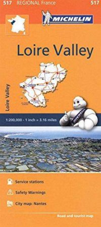 Michelin Regional Maps: Loire Valley by Michelin