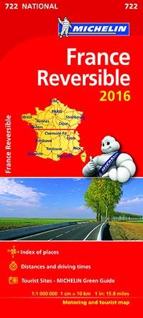 France Reversible National Map 2016 by Various