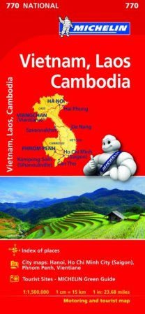 Michelin Map: Vietnam Laos Cambodia 2017 by Michelin