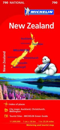 Michelin Map: New Zealand 2017 by Michelin