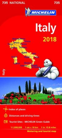 Michelin Italy Map 2018 by Various