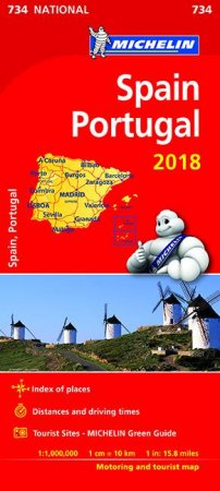 Michelin Spain & Portugal Map 2018 by Various