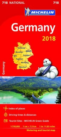 Michelin Germany Map 2018 by Various