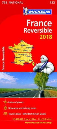 Michelin France Reversible Map 2018 by Various