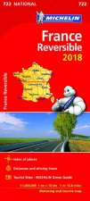 Michelin France Reversible Map 2018