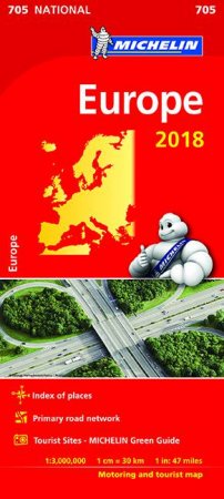 Michelin Europe Map 2018 by Various