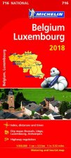 Michelin Belgium  Luxembourg Map 2018