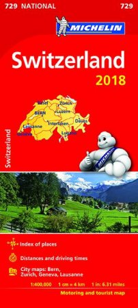 Michelin Switzerland Map 2018 by Various