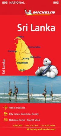 Michelin Map: Sri Lanka 2019 by Various