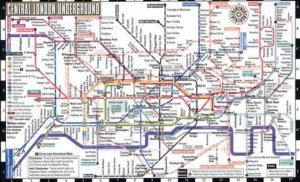 Streetwise Map London Underground by Michelin