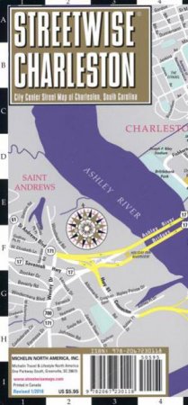 Streetwise Map Charleston by Michelin