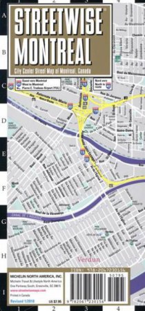 Streetwise Map Montreal by Michelin