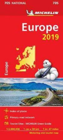 Map Europe 2019 by Michelin