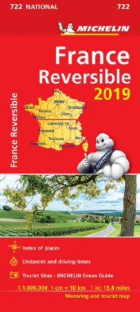 Map France - Reversible 2019 by Michelin