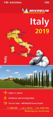 Map Italy 2019 by Michelin