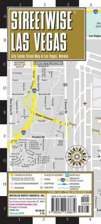 Michelin Streetwise Map Las Vegas by Various