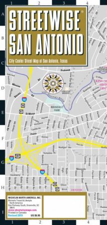 Michelin Streetwise Map San Antonio by Various