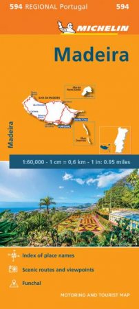 Michelin Madeira Map by Various