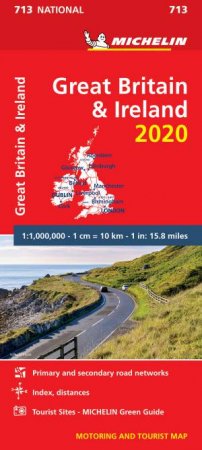 Michelin Great Britain & Ireland Map 2020 by Various