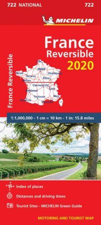 Michelin France Map - Reversible 2020 by Various