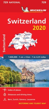 Michelin Switzerland Map 2020 by Various