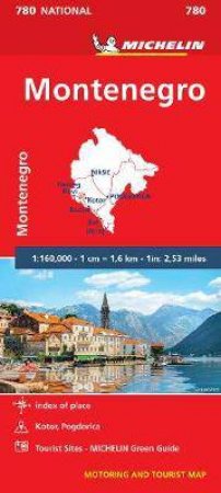 Montenegro Map 780 by Various