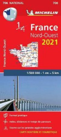 North West France Map 706 2021 by Various