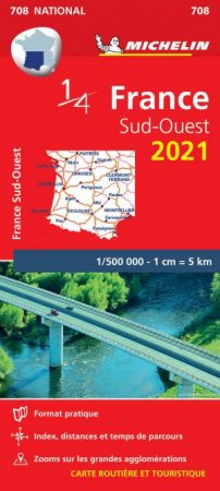 South West France Map 708 2021 by Various