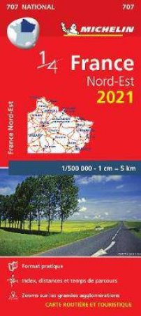 North East France Map 707 2021 by Various