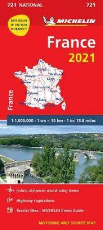 France Map 721 2021 by Various