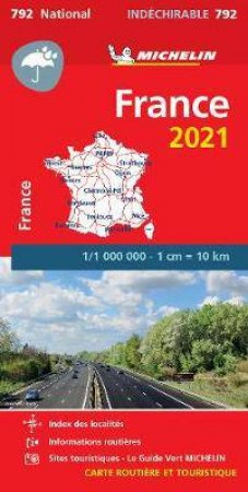 France Map 792 High Resistance 2021 by Various