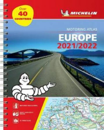 Europe Motoring Atlas 2021 Spiral by Various