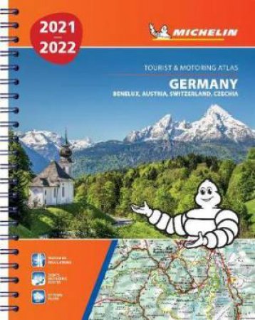 Germany Austria Switzerland Atlas 2021/2022 Spiral by Various