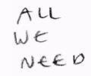 All We Need by Various