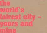 Worlds Fairest City Yours And Mine Features Of Urban Living And Qaulity