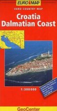 GeoCenter Euro Map Croatia Dalmatian Coast