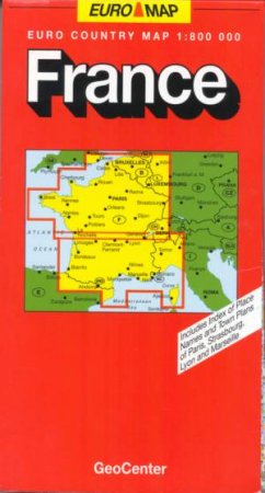 GeoCenter Euro Map: France by Various