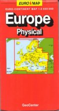 GeoCenter Euro Map Europe  Physical